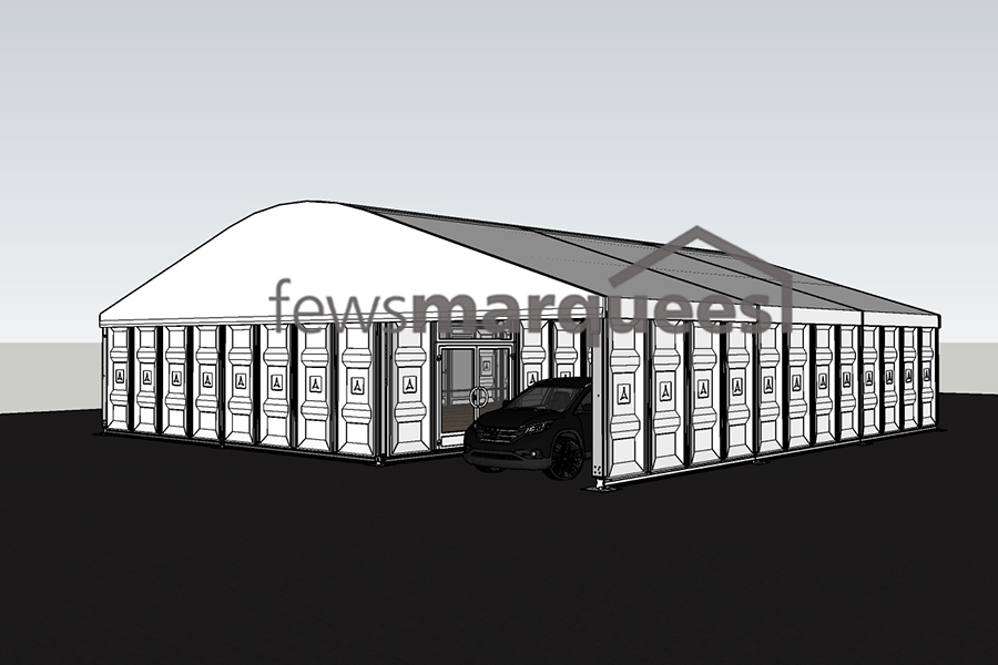 Drive Though Temporary Structure