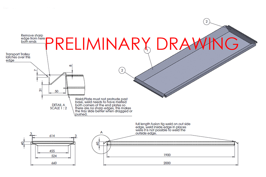Mortuary Tray