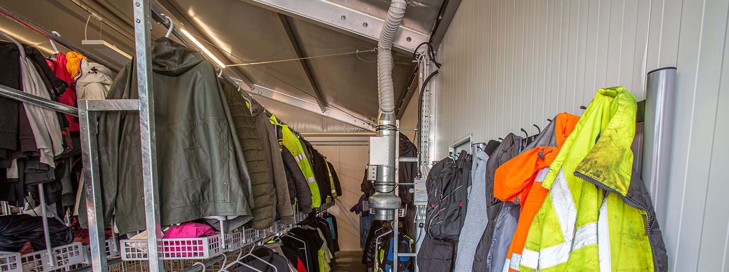 Drying Room Construction Site Marquee