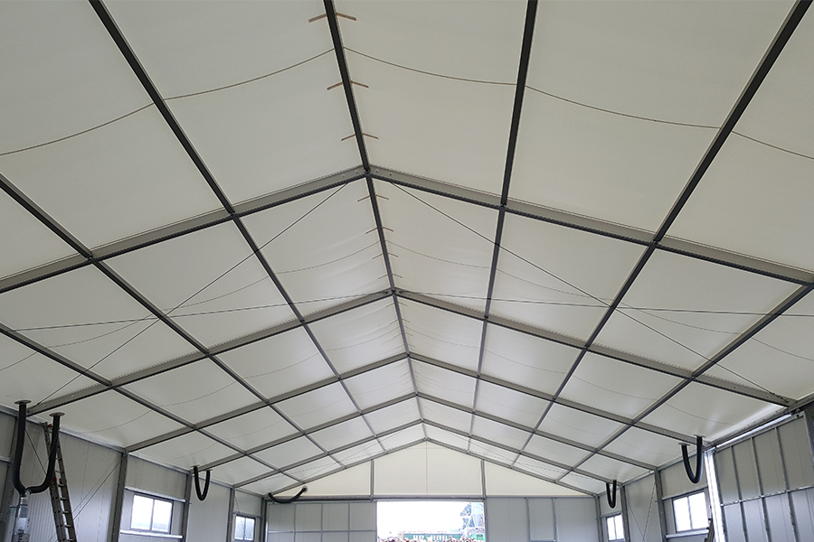 Temporary Warehouse Building interior