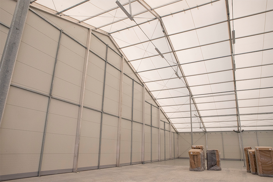 Insulated Temporary Building interior