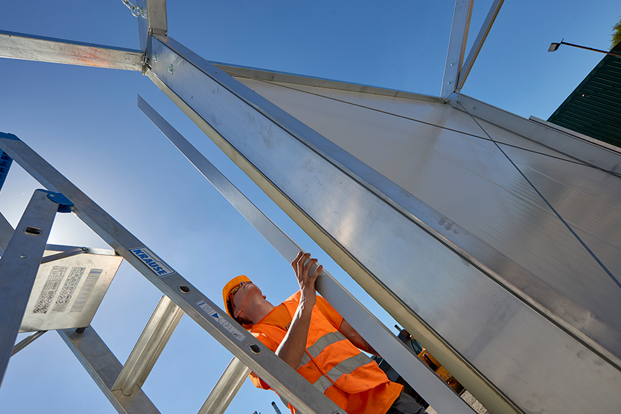 Temporary Building Construction