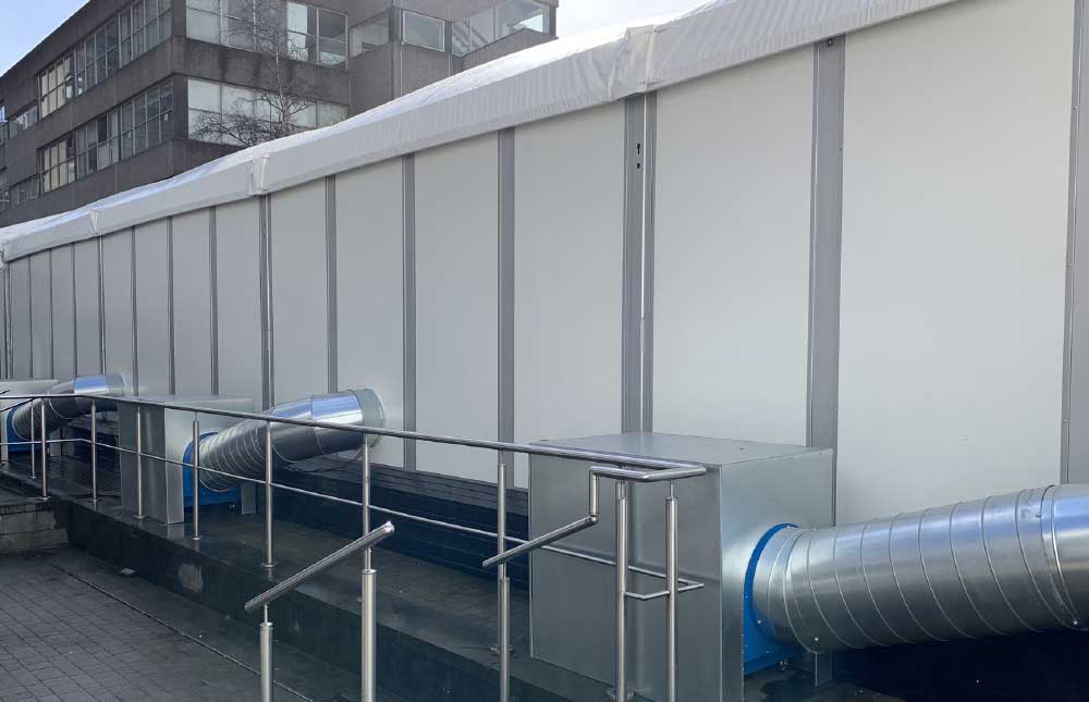 Marquee Heating Temporary Buildings