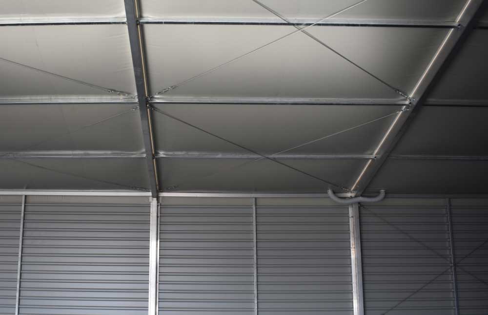 Thermo roof with single skin wall