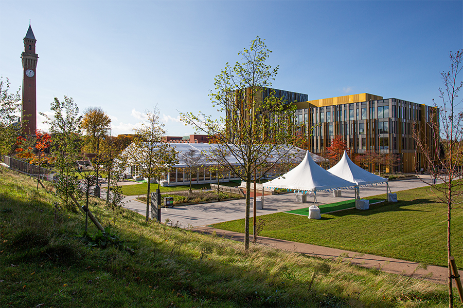 Birmingham University Temporary Classroom and Lecture space