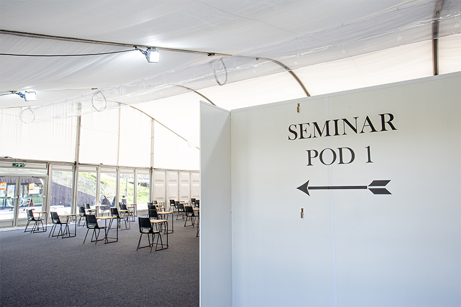 Birmingham University Temporary Classroom and Lecture space