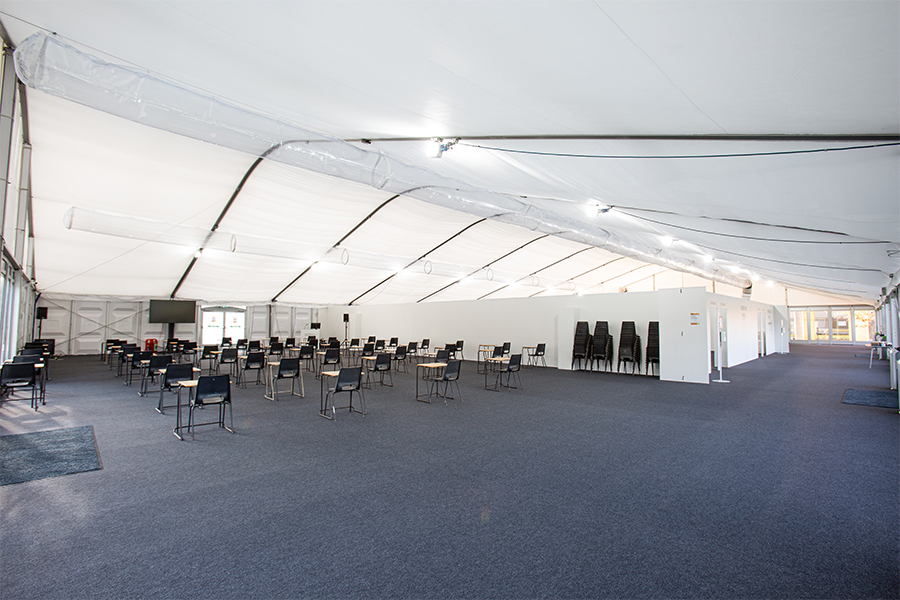 Birmingham University Temporary Classroom and Lecture space