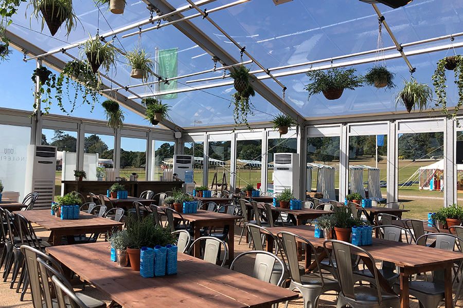 Temporary Restaurant Marquee