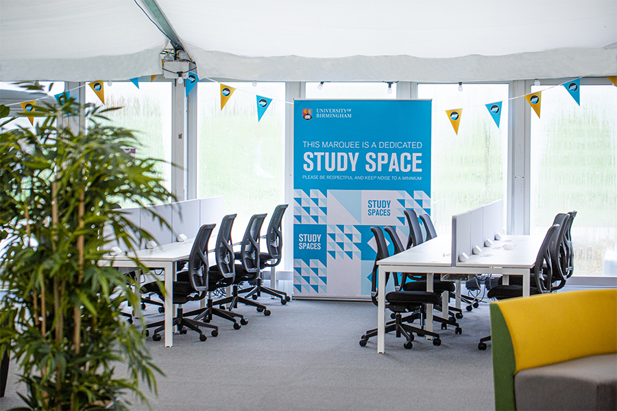 Additional Study Space Marquee