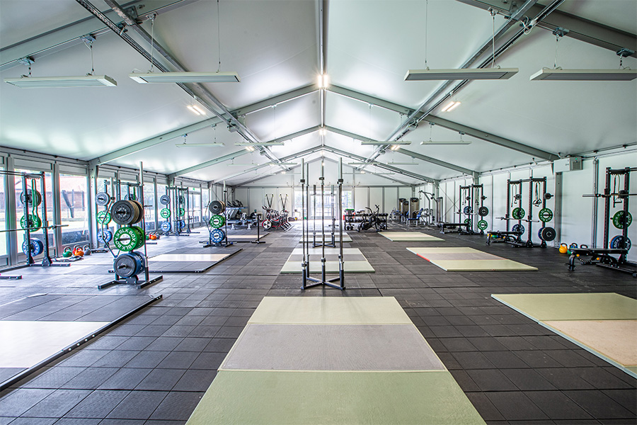 Temporary Gymnasium for Eton College