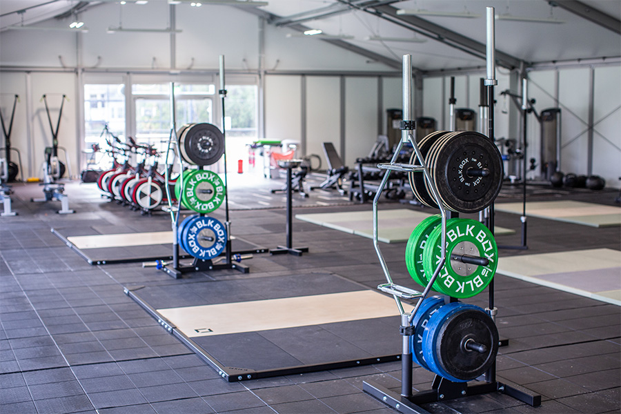 Temporary Gymnasium for Eton College