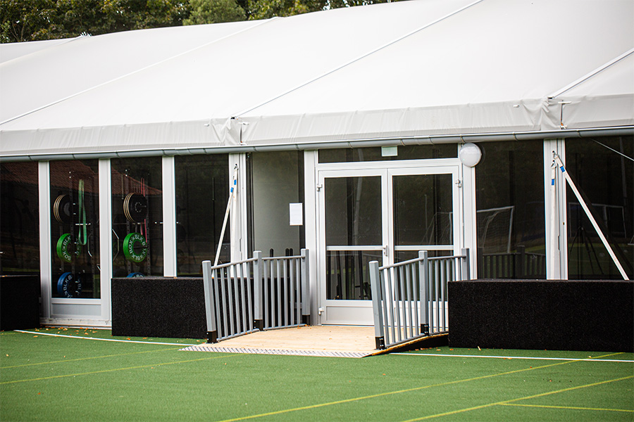 Temporary Gymnasium for Eton College