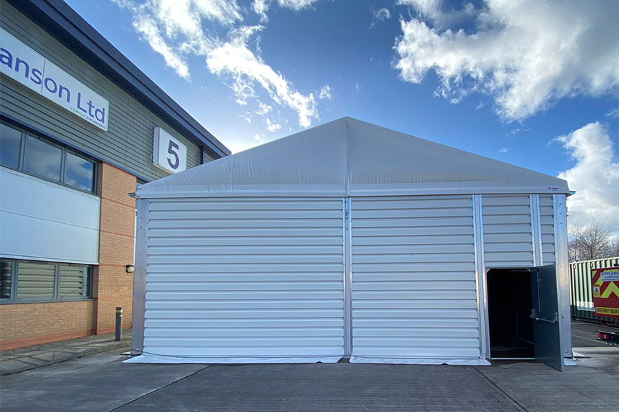 Part Insulated Temporary Building